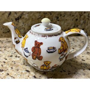 Vintage Ted-Tea Teddy Bear Picnic Teapot Paul Cardew 2000